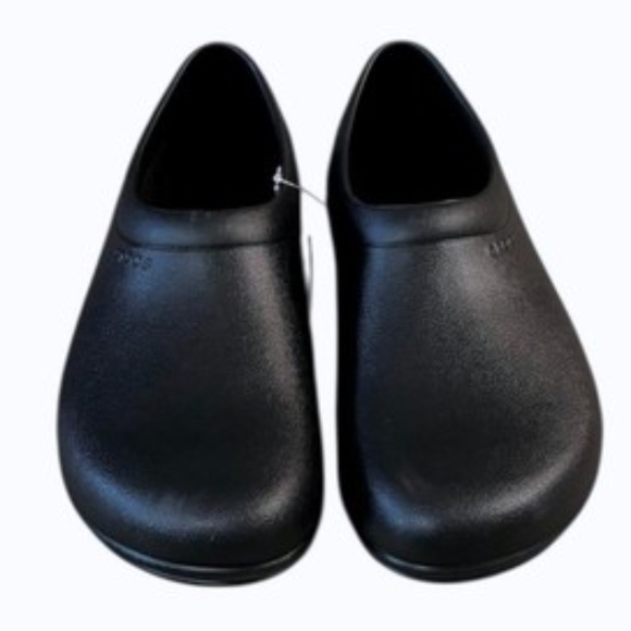 Crocs On The Clock Work Mens Black Slip On Clogs Size 12 Shoes - Picture 2 of 9